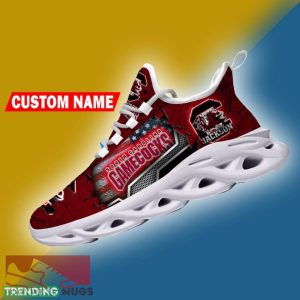 South Carolina Gamecocks NCAA Sport Sneakers Flag Pattern Max Soul Shoes Personalized - South Carolina Gamecocks NCAA Sport Sneakers Flag Pattern Max Soul Shoes Personalized Photo 4