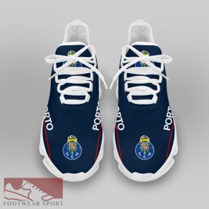Chunky Sneakers FC PORTO Liga Portugal Logo Collection Max Soul Shoes For Fans - FC PORTO Chunky Sneakers White Black Max Soul Shoes For Men And Women Photo 3