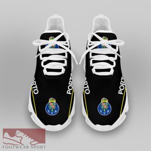 Chunky Sneakers FC PORTO Liga Portugal Logo Trend Max Soul Shoes For Fans - FC PORTO Chunky Sneakers White Black Max Soul Shoes For Men And Women Photo 3