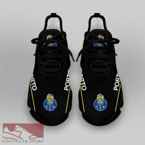 Chunky Sneakers FC PORTO Liga Portugal Logo Trend Max Soul Shoes For Fans - FC PORTO Chunky Sneakers White Black Max Soul Shoes For Men And Women Photo 4