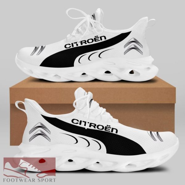 Citroën Racing Car Running Sneakers Chic Max Soul Shoes For Men And Women - Citroën Chunky Sneakers White Black Max Soul Shoes For Men And Women Photo 1