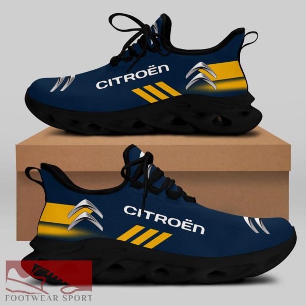 Citroën Racing Car Running Sneakers Fresh Max Soul Shoes For Men And Women - Citroën Chunky Sneakers White Black Max Soul Shoes For Men And Women Photo 1