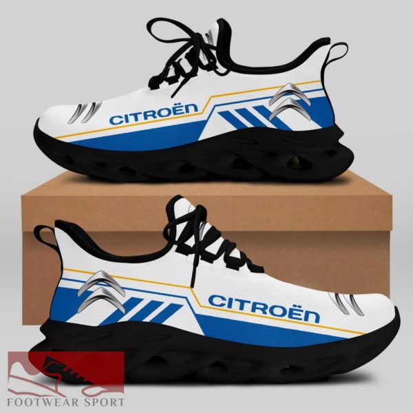 Citroën Racing Car Running Sneakers Versatile Max Soul Shoes For Men And Women - Citroën Chunky Sneakers White Black Max Soul Shoes For Men And Women Photo 2