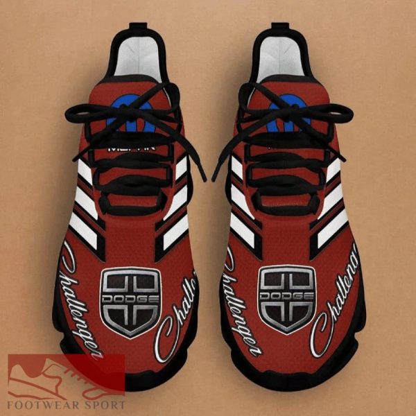 DODGE CHALLENGE Racing Car Running Sneakers Runners Max Soul Shoes For Men And Women - DODGE CHALLENGE Chunky Sneakers White Black Max Soul Shoes For Men And Women Photo 3