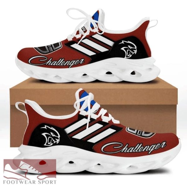 DODGE CHALLENGE Racing Car Running Sneakers Runners Max Soul Shoes For Men And Women - DODGE CHALLENGE Chunky Sneakers White Black Max Soul Shoes For Men And Women Photo 1
