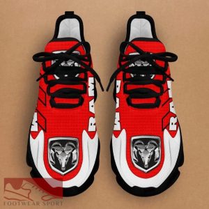 DODGE RAM Racing Car Running Sneakers Style Max Soul Shoes For Men And Women - DODGE RAM Chunky Sneakers White Black Max Soul Shoes For Men And Women Photo 3