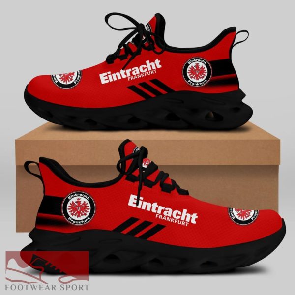 Eintracht Frankfurt Bundesliga Chunky Shoes Innovative Max Soul Sneakers For Fans - Eintracht Frankfurt Chunky Sneakers White Black Max Soul Shoes For Men And Women Photo 1