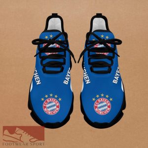 FC Bayern Munich Bundesliga Chunky Shoes Design Max Soul Sneakers For Fans - FC Bayern Munich Chunky Sneakers White Black Max Soul Shoes For Men And Women Photo 4