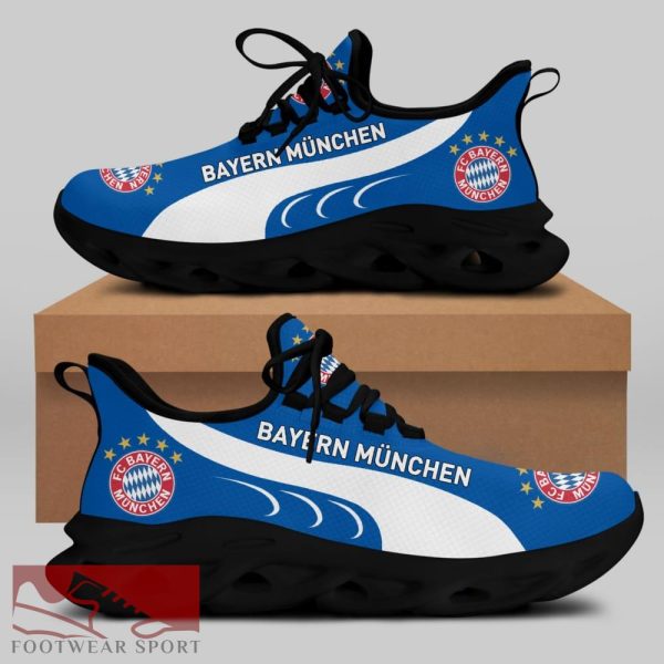 FC Bayern Munich Bundesliga Chunky Shoes Design Max Soul Sneakers For Fans - FC Bayern Munich Chunky Sneakers White Black Max Soul Shoes For Men And Women Photo 1
