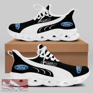 FORD F150 Racing Car Running Sneakers Attitude Max Soul Shoes For Men And Women - FORD F150 Chunky Sneakers White Black Max Soul Shoes For Men And Women Photo 2