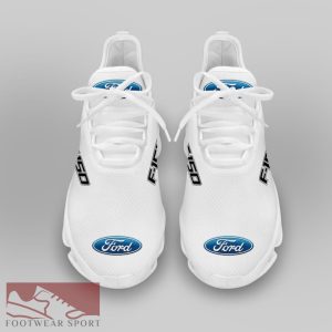 FORD F150 Racing Car Running Sneakers Emblem Max Soul Shoes For Men And Women - FORD F150 Chunky Sneakers White Black Max Soul Shoes For Men And Women Photo 3