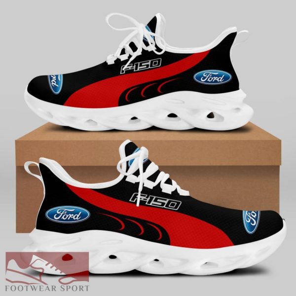 FORD F150 Racing Car Running Sneakers Identity Max Soul Shoes For Men And Women - FORD F150 Chunky Sneakers White Black Max Soul Shoes For Men And Women Photo 2
