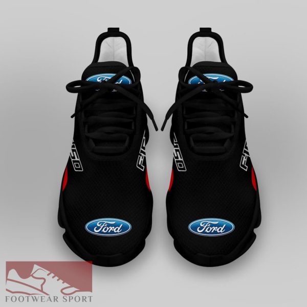 FORD F150 Racing Car Running Sneakers Identity Max Soul Shoes For Men And Women - FORD F150 Chunky Sneakers White Black Max Soul Shoes For Men And Women Photo 4