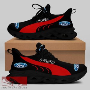 FORD F150 Racing Car Running Sneakers Identity Max Soul Shoes For Men And Women - FORD F150 Chunky Sneakers White Black Max Soul Shoes For Men And Women Photo 1