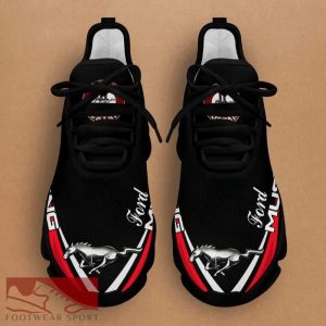 FORD MUSTANG Racing Car Running Sneakers Fresh Max Soul Shoes For Men And Women - FORD MUSTANG Chunky Sneakers White Black Max Soul Shoes For Men And Women Photo 3