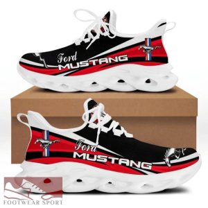 FORD MUSTANG Racing Car Running Sneakers Fresh Max Soul Shoes For Men And Women - FORD MUSTANG Chunky Sneakers White Black Max Soul Shoes For Men And Women Photo 1