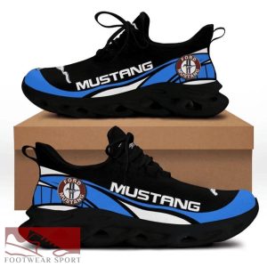 FORD MUSTANG Racing Car Running Sneakers Stride Max Soul Shoes For Men And Women - FORD MUSTANG Chunky Sneakers White Black Max Soul Shoes For Men And Women Photo 2