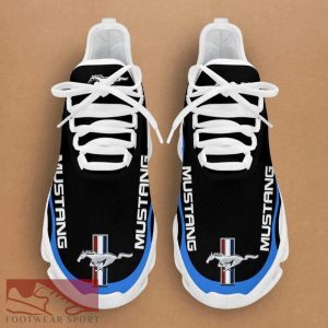 FORD MUSTANG Racing Car Running Sneakers Stride Max Soul Shoes For Men And Women - FORD MUSTANG Chunky Sneakers White Black Max Soul Shoes For Men And Women Photo 4