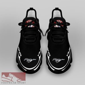 FORD MUSTANG Racing Car Running Sneakers Trend Max Soul Shoes For Men And Women - FORD MUSTANG Chunky Sneakers White Black Max Soul Shoes For Men And Women Photo 4