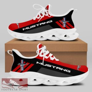 FORD MUSTANG Racing Car Running Sneakers Unique Max Soul Shoes For Men And Women - FORD MUSTANG Chunky Sneakers White Black Max Soul Shoes For Men And Women Photo 2