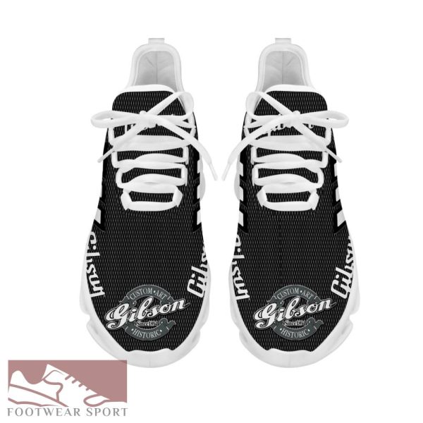 GIBSON Chunky Sneakers Pop Max Soul Shoes For Men And Women - GIBSON Chunky Sneakers White Black Max Soul Shoes For Men And Women Photo 2