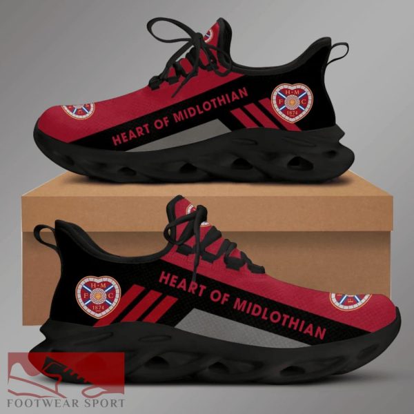 Heart of Midlothian FC OW Chunky Sneakers Identity Max Soul Shoes For Men And Women - Heart of Midlothian FC OW Chunky Sneakers White Black Max Soul Shoes For Men And Women Photo 1