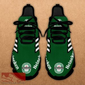HEINEKEN Beer Running Shoes Design Max Soul Sneakers For Men And Women - HEINEKEN Chunky Sneakers White Black Max Soul Shoes For Men And Women Photo 3