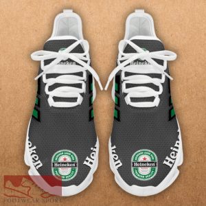 HEINEKEN Beer Running Shoes Style Max Soul Sneakers For Men And Women - HEINEKEN Chunky Sneakers White Black Max Soul Shoes For Men And Women Photo 4