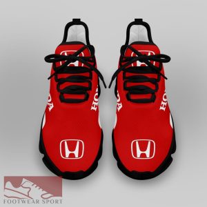 Honda Racing Car Running Sneakers Aspire Max Soul Shoes For Men And Women - Honda Chunky Sneakers White Black Max Soul Shoes For Men And Women Photo 4
