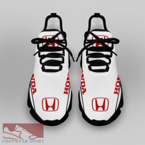 Honda Racing Car Running Sneakers Bold Max Soul Shoes For Men And Women - Honda Chunky Sneakers White Black Max Soul Shoes For Men And Women Photo 4