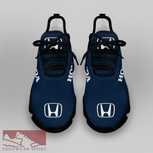 Honda Racing Car Running Sneakers Embrace Max Soul Shoes For Men And Women - Honda Chunky Sneakers White Black Max Soul Shoes For Men And Women Photo 4