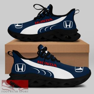 Honda Racing Car Running Sneakers Evoke Max Soul Shoes For Men And Women - Honda Chunky Sneakers White Black Max Soul Shoes For Men And Women Photo 2