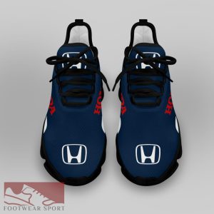 Honda Racing Car Running Sneakers Evoke Max Soul Shoes For Men And Women - Honda Chunky Sneakers White Black Max Soul Shoes For Men And Women Photo 4