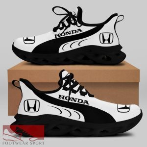 Honda Racing Car Running Sneakers Identity Max Soul Shoes For Men And Women - Honda Chunky Sneakers White Black Max Soul Shoes For Men And Women Photo 1