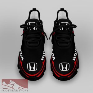 Honda Racing Car Running Sneakers Impression Max Soul Shoes For Men And Women - Honda Chunky Sneakers White Black Max Soul Shoes For Men And Women Photo 4