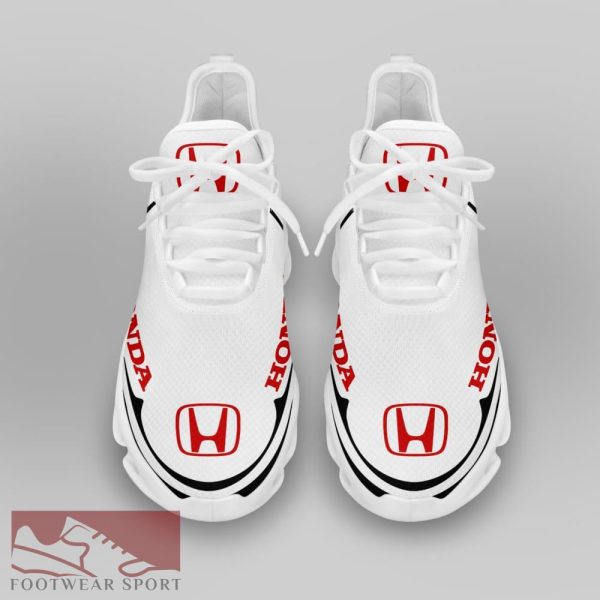 Honda Racing Car Running Sneakers Influence Max Soul Shoes For Men And Women - Honda Chunky Sneakers White Black Max Soul Shoes For Men And Women Photo 3
