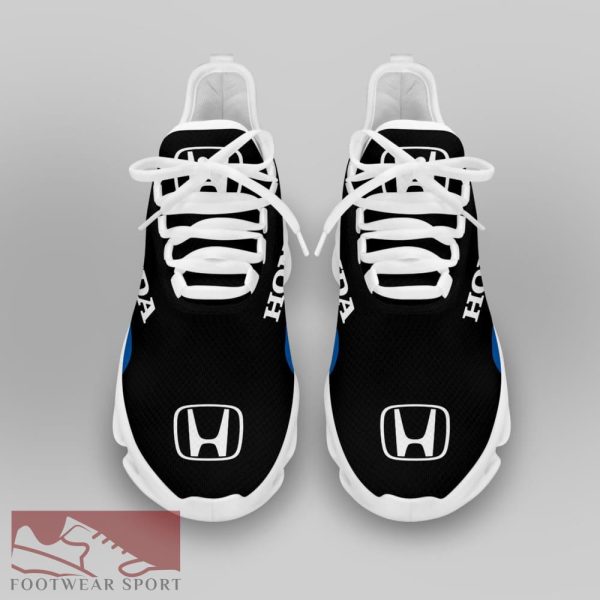 Honda Racing Car Running Sneakers Inspiration Max Soul Shoes For Men And Women - Honda Chunky Sneakers White Black Max Soul Shoes For Men And Women Photo 3