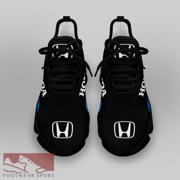 Honda Racing Car Running Sneakers Inspiration Max Soul Shoes For Men And Women - Honda Chunky Sneakers White Black Max Soul Shoes For Men And Women Photo 4
