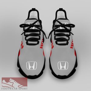 Honda Racing Car Running Sneakers Panache Max Soul Shoes For Men And Women - Honda Chunky Sneakers White Black Max Soul Shoes For Men And Women Photo 4