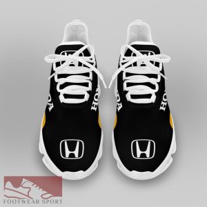 Honda Racing Car Running Sneakers Pop Max Soul Shoes For Men And Women - Honda Chunky Sneakers White Black Max Soul Shoes For Men And Women Photo 3