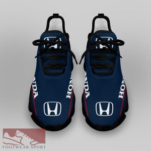 Honda Racing Car Running Sneakers Propel Max Soul Shoes For Men And Women - Honda Chunky Sneakers White Black Max Soul Shoes For Men And Women Photo 4