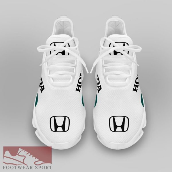 Honda Racing Car Running Sneakers Showcase Max Soul Shoes For Men And Women - Honda Chunky Sneakers White Black Max Soul Shoes For Men And Women Photo 3