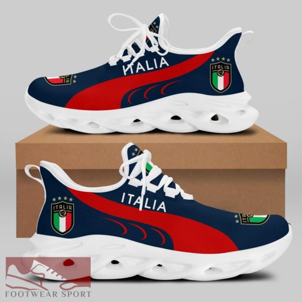 Italia Chunky Sneakers Creative Max Soul Shoes For Men And Women - Italia Chunky Sneakers White Black Max Soul Shoes For Men And Women Photo 2