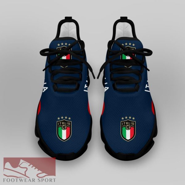 Italia Chunky Sneakers Creative Max Soul Shoes For Men And Women - Italia Chunky Sneakers White Black Max Soul Shoes For Men And Women Photo 4