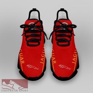 JAGUAR Racing Car Running Sneakers Creative Max Soul Shoes For Men And Women - JAGUAR Chunky Sneakers White Black Max Soul Shoes For Men And Women Photo 4