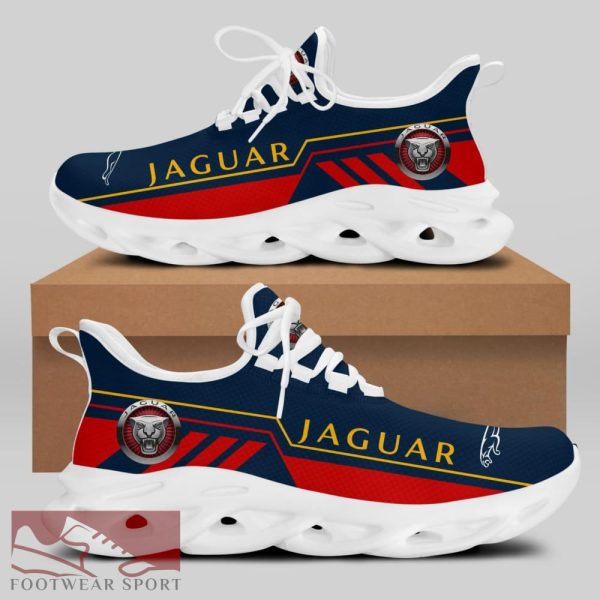 JAGUAR Racing Car Running Sneakers Detail Max Soul Shoes For Men And Women - JAGUAR Chunky Sneakers White Black Max Soul Shoes For Men And Women Photo 2