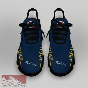 JAGUAR Racing Car Running Sneakers Detail Max Soul Shoes For Men And Women - JAGUAR Chunky Sneakers White Black Max Soul Shoes For Men And Women Photo 4
