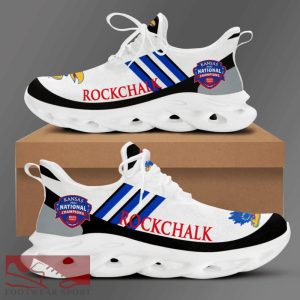 Kansas Jayhawks Chunky Sneakers Luxury Max Soul Shoes For Men And Women - Kansas Jayhawks Chunky Sneakers White Black Max Soul Shoes For Men And Women Photo 2