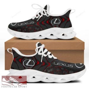 LEXUS Racing Car Running Sneakers Versatile Max Soul Shoes For Men And Women - LEXUS Chunky Sneakers White Black Max Soul Shoes For Men And Women Photo 2