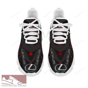 LEXUS Racing Car Running Sneakers Versatile Max Soul Shoes For Men And Women - LEXUS Chunky Sneakers White Black Max Soul Shoes For Men And Women Photo 4